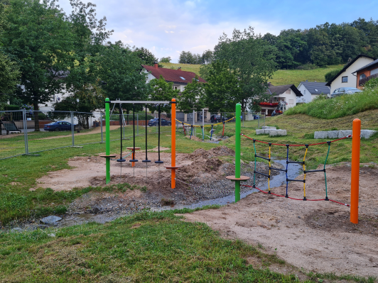 Spielplatz Frohnklingen Kletteranlage